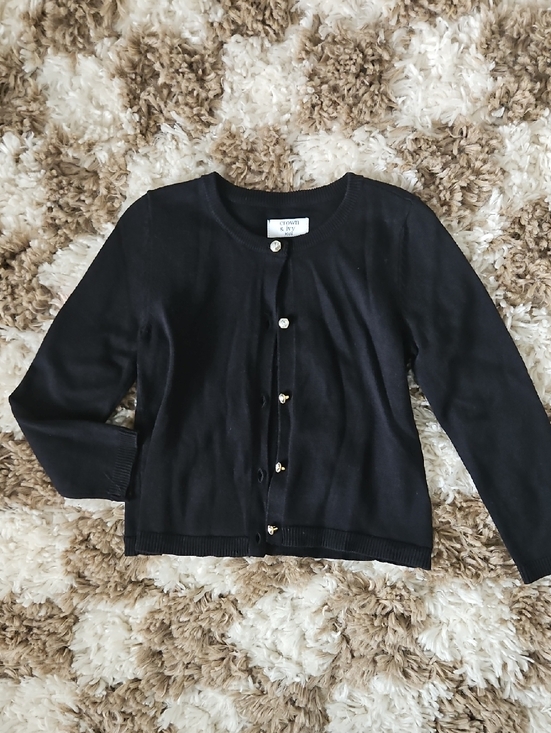 crown & ivy Other - Crown & Ivy Black Girls' Cardigan | Size 4